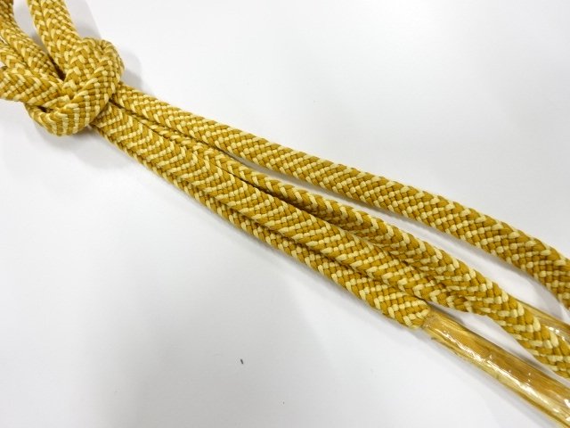 未使用品　正絹　手組帯締め